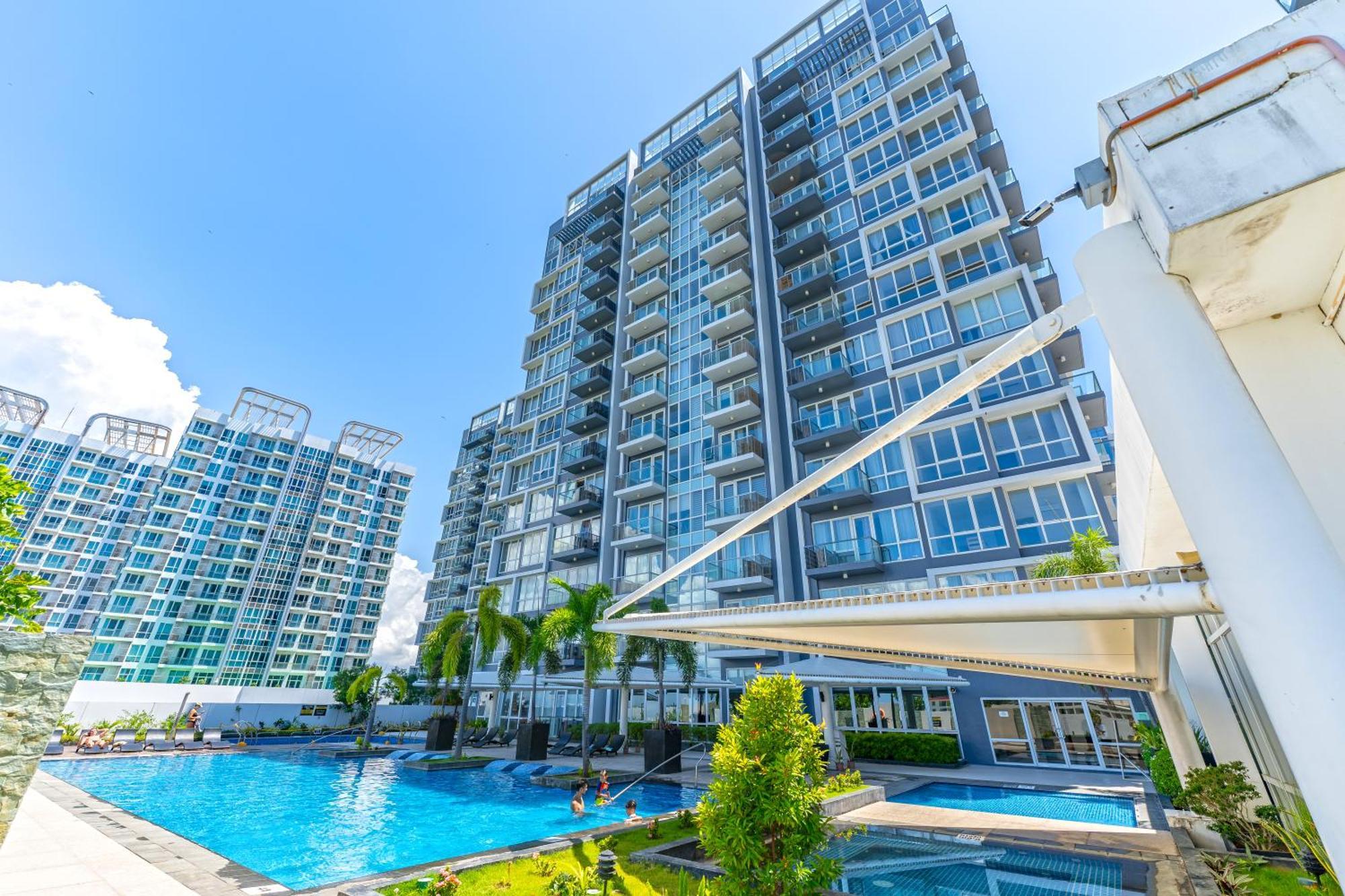 Mactan Newtown - 1Br Stunning Ocean View And City View Lapu-Lapu City Buitenkant foto